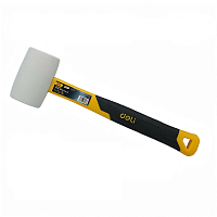 Киянка резиновая черная Deli YS EDL5908B, 0.224 кг, фибергласовая рукоятка