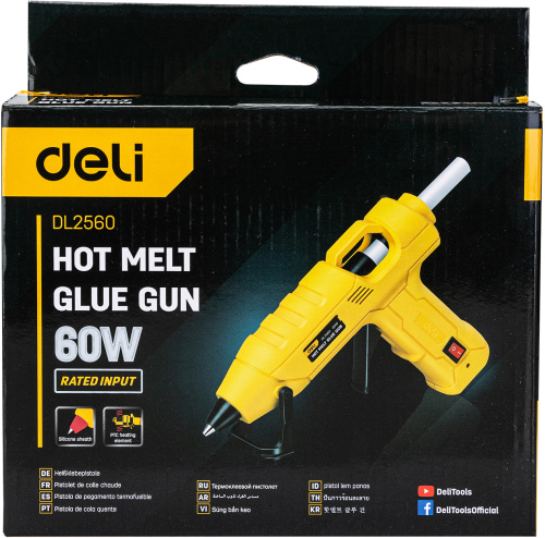 Пистолет клеевой Deli YS EDL2560 60 Вт, диаметр стержня 11 мм фото 6