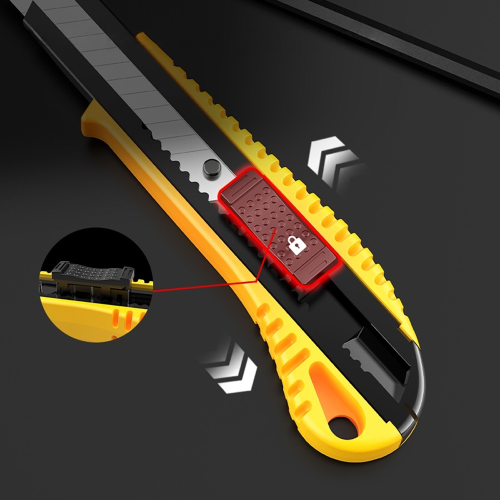 Нож строительный Deli YS EDL003B, 18 мм, универсальный, 24 шт./упак. фото 4