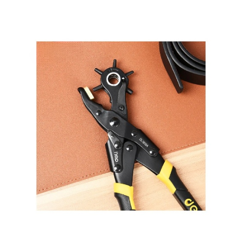 Дырокол Deli YS EDL1919A, для кожи, 250 мм., 6-в-1 фото 2