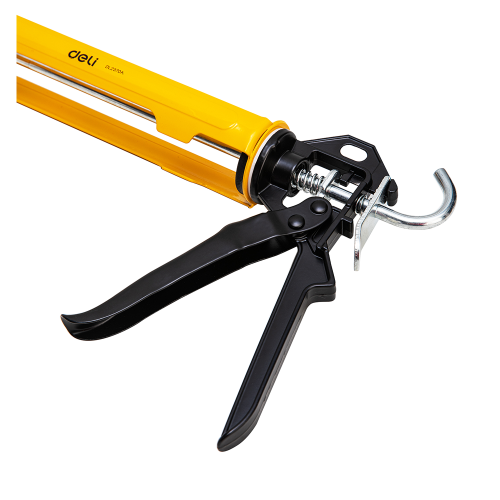 Пистолет для герметика Deli YS EDL2370A, полузакрытый, 250 мм фото 2