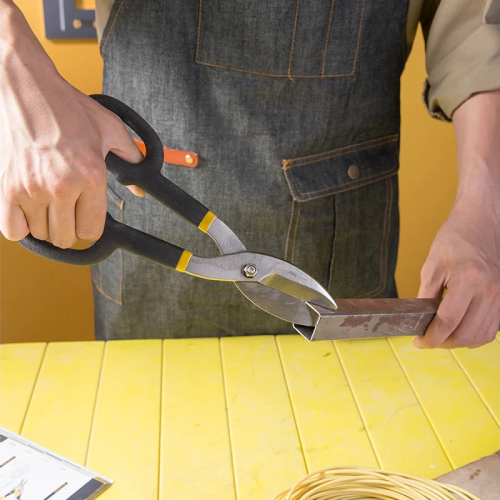 Ножницы Deli YS EDL25910, по металлу, 250 мм, черный фото 4