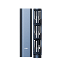 Отвертка Deli YS DL241034, с набором прецизионных бит, 34 шт