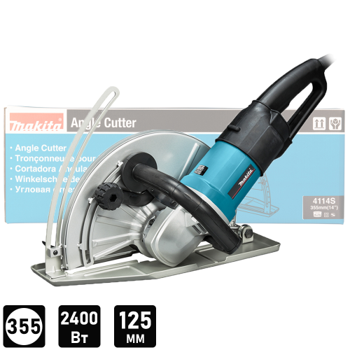Штроборез MAKITA 4114S, 2400 Вт, 355 х 25.4 мм Штроборез MAKITA 4114S, 2400 Вт, 355 х 25.4 мм