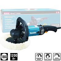 Полировальная машина MAKITA 9237CB, 1200 Вт, 180 мм