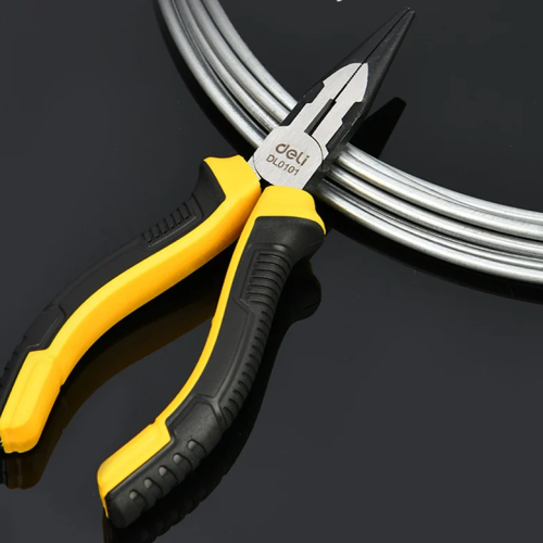 Длинногубцы Deli YS EDL0101, 160 мм, 2-х компонентные рукоятки фото 3 Длинногубцы Deli YS EDL0101, 160 мм, 2-х компонентные рукоятки фото 3