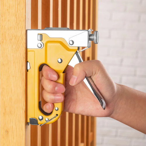 Набор механический степлер и скоборасшиватель Deli YS EDL238105, 3-в-1+ комплект скоб, кейс фото 8