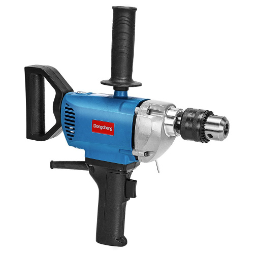 Дрель-миксер DongCheng DJZ03-16A, 1010 Вт, 620 об/мин, 1 скорость