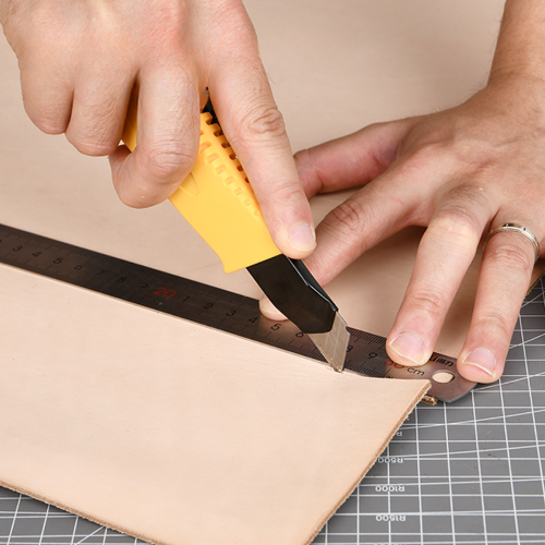 Нож строительный Deli YS EDL003A, 18 мм, универсальный фото 3