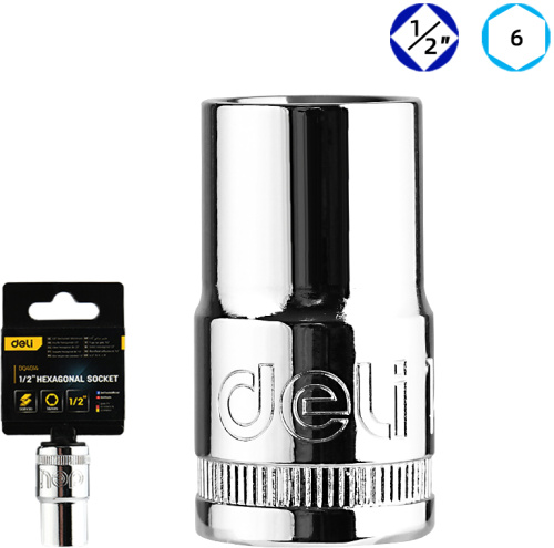 Головка торцевая шестигранная Deli YS EDQ4014 1/2", 14 мм фото 2