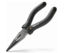 Длинногубцы Deli HS EHT2106 160 мм, Soft Touch, черный