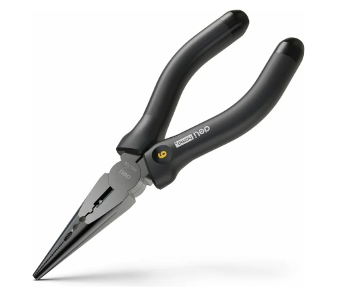 Длинногубцы Deli HS EHT2106 160 мм, Soft Touch, черный