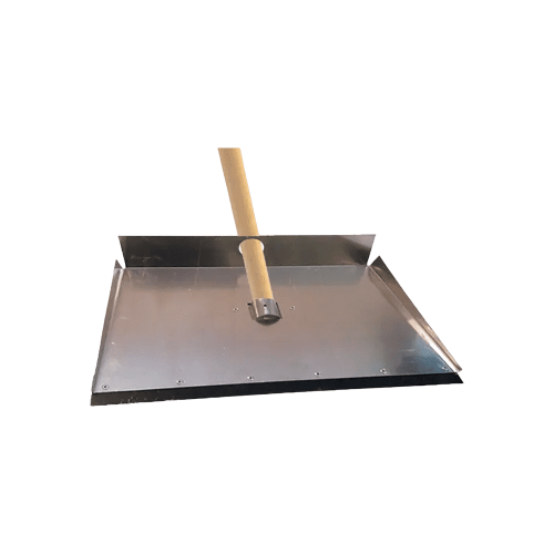 Лопата снеговая, 60 х 50 см, с черенком