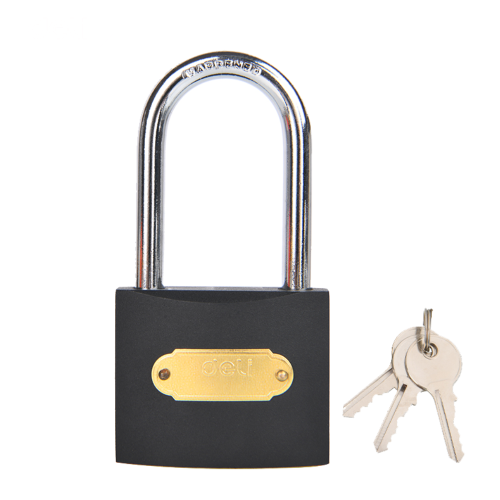 Замок навесной Deli EDL508406 60 мм, автомат, 3 ключа, защита от влаги Замок навесной Deli EDL508406 60 мм, автомат, 3 ключа, защита от влаги