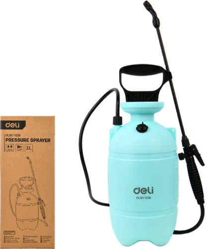 Опрыскиватель Deli GS EDL581103B помповый, 3 л, голубой фото 2