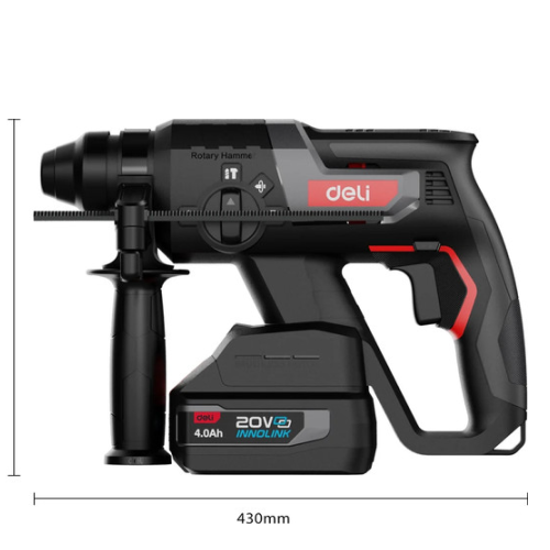 Перфоратор Deli RS EDE-DC20-2D4, кейс фото 6