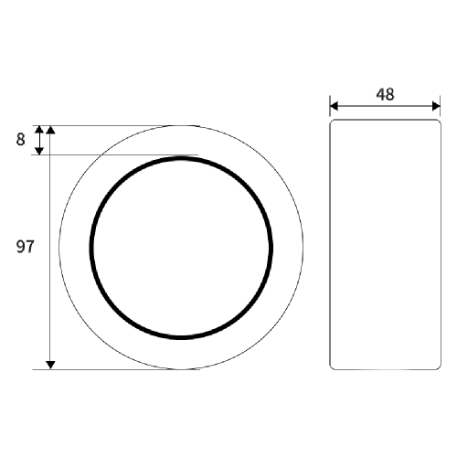 Клейкая лента разметочная Deli "33770", 48 x 18.2 мм/м, желто-черный фото 3
