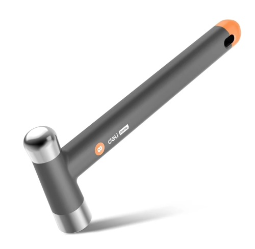 Молоток Deli HS EHT7008C 0.25 кг, Soft Touch, оранжевый