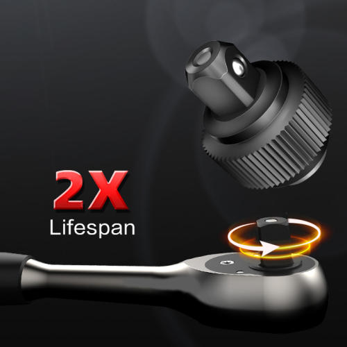 Набор инструмента 1/2" Deli RS EDQ43025, 25 шт. фото 6