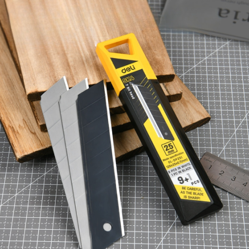 Лезвие для строительного ножа Deli EDL-DP251, 25 мм, 10 шт. фото 3