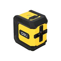 Уровень Deli YS EDL332102, лазерный, 2 линии, красный луч