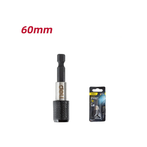 Держатель бит (насадок) Deli YS EDL107401, магнитный, набор 2 шт., 60 мм, 1/4", с фиксатором фото 2