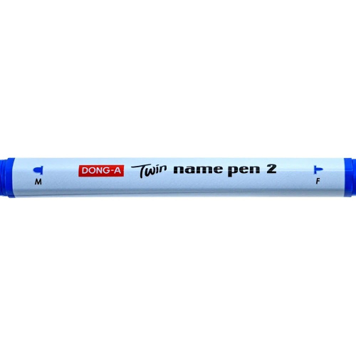 Маркер перманентный "Twin Name Pen", двусторонний фото 7
