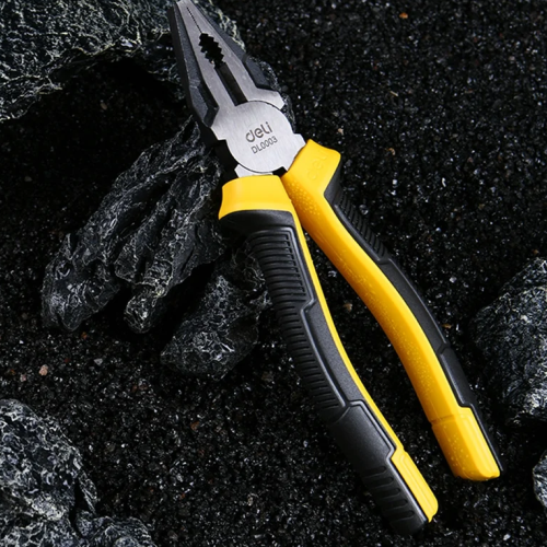 Плоскогубцы Deli YS EDL0003 200 мм, 2-х компонентные рукоятки фото 5 Плоскогубцы Deli YS EDL0003 200 мм, 2-х компонентные рукоятки фото 5