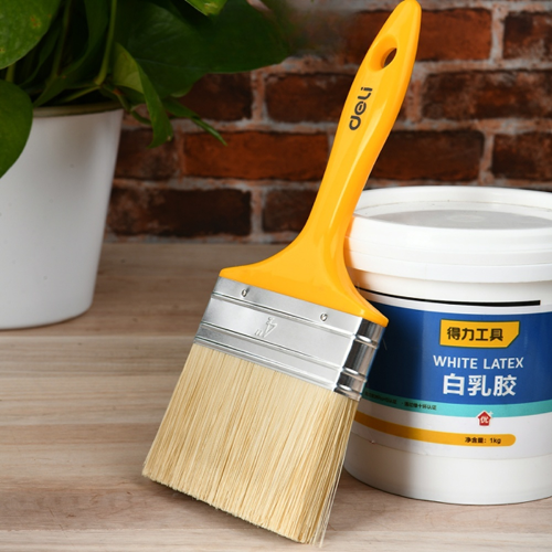 Кисть малярная Deli YS EDL509156, плоская, 4"-100 мм, смешанная щетина фото 2