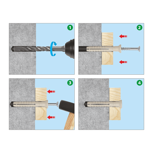 Дюбель-гвоздь потай PM3 фото 2