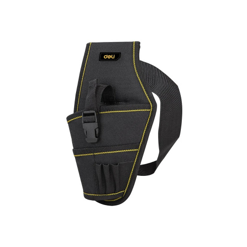 Сумка для инструментов поясная Deli YS EDL430004, 260х150х40 мм, ткань Oxford, черный