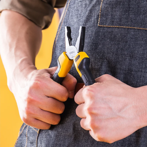 Плоскогубцы Deli YS EDL2006Z, 160 мм, 2-х компонентные рукоятки фото 7 Плоскогубцы Deli YS EDL2006Z, 160 мм, 2-х компонентные рукоятки фото 7