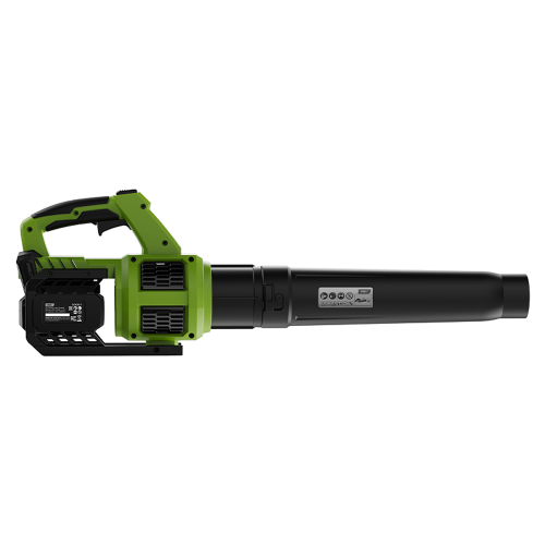 Воздуходувка Deli GS EDG012-1, аккумулятор, бесщеточная, 20 В, 4Ач, коробка, черный, зеленый фото 5