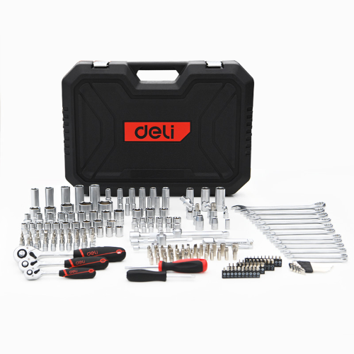 Набор инструмента 1/4", 3/8", 1/2" Deli RS EDQ45216, 216 предметов фото 2