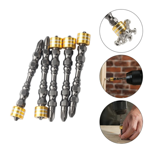 Бита Deli YS EDL255065, с ограничителем, 10 шт., PH2 x 65 мм, для ГКЛ фото 3