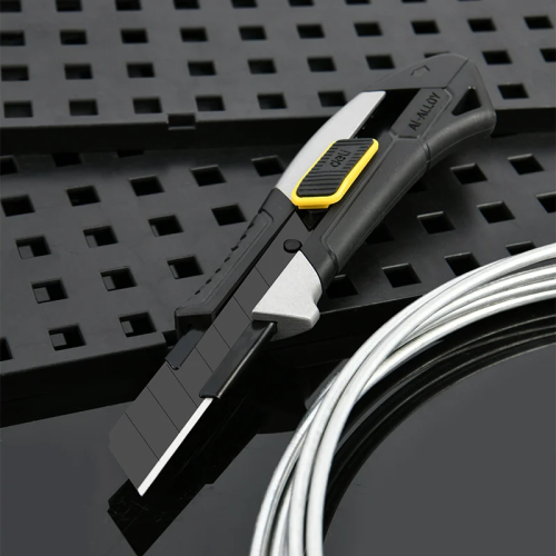 Нож строительный Deli YS EDL4256, 18 мм фото 5