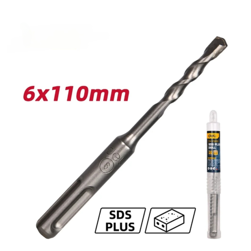 Бур по бетону "Deli YS EDH-Y06110", 6 x 110 мм, SDS-PLUS фото 2