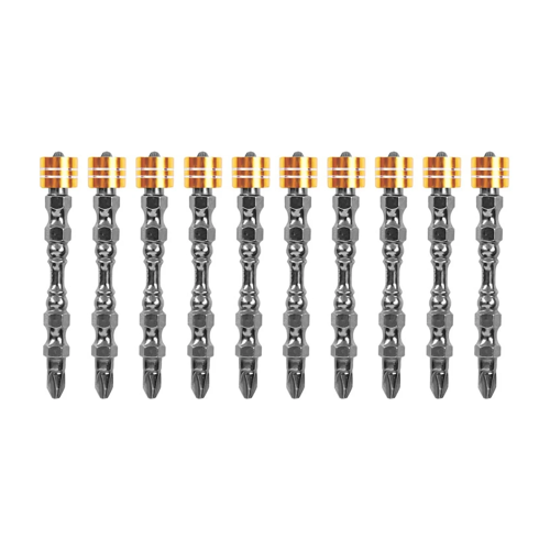 Бита Deli YS EDL255065, с ограничителем, 10 шт., PH2 x 65 мм, для ГКЛ