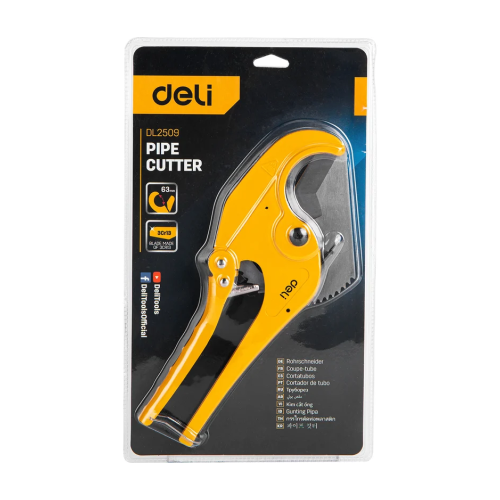 Труборез Deli YS EDL2509, для пластиковых труб, 3-63 мм фото 5