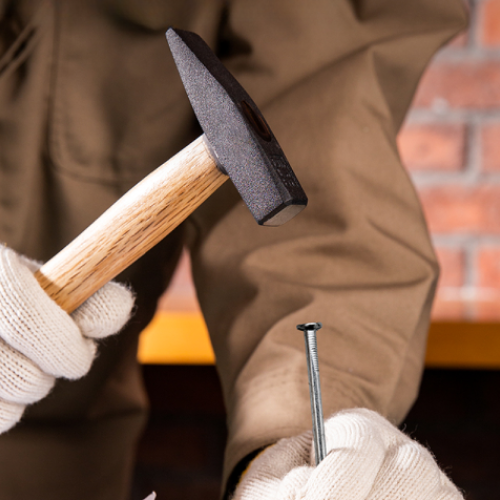 Молоток слесарный Deli YS DL442200, 0.2 кг, деревянная рукоятка фото 3