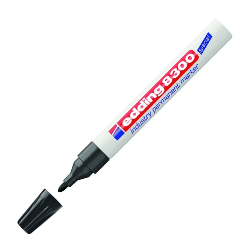 Маркер перманентный промышленный Edding "8300", черный
