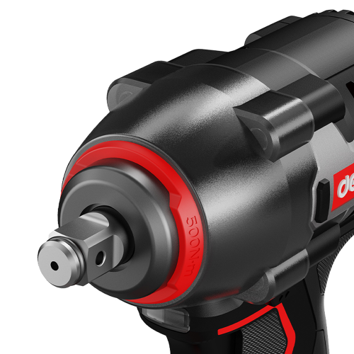 Аккумуляторный гайковерт Deli RS EDE231, 20 В, 500 Нм, 2 АКБ, 4 Ач, З/У 2А, коробка фото 7