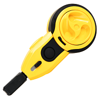 Шнур каменщика Deli YS EDL23, 15 м, желтый, черный