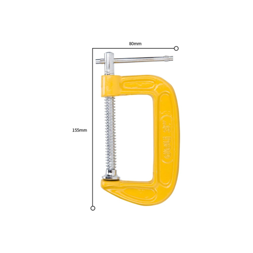 Струбцина G-образная Deli YS EDL-G203, 75 мм фото 7
