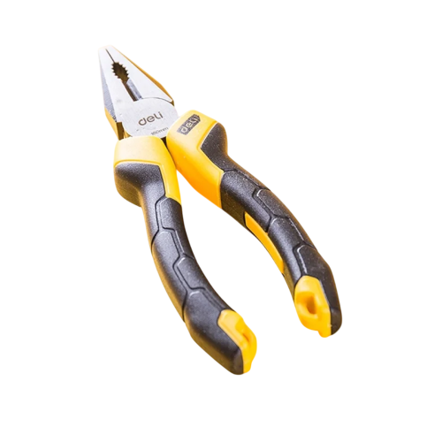 Плоскогубцы Deli YS EDL2006Z, 160 мм, 2-х компонентные рукоятки фото 2 Плоскогубцы Deli YS EDL2006Z, 160 мм, 2-х компонентные рукоятки фото 2