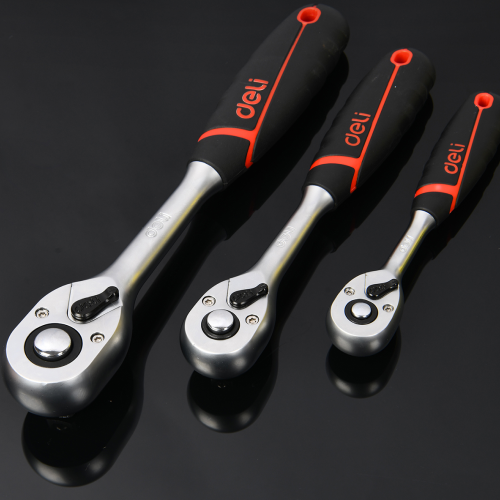 Ключ-трещотка Deli RS EDQ43802, 1/2", 250 мм, 72 зуба фото 2