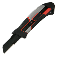 Нож строительный Deli YS DL4254, 18 мм, прорезиненная рукоятка