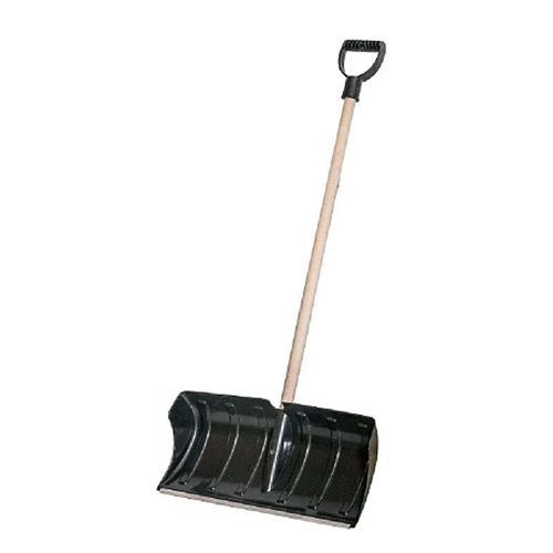 Лопата снеговая "Зима № 7 Скрепер", 30 х 60 см, с черенком