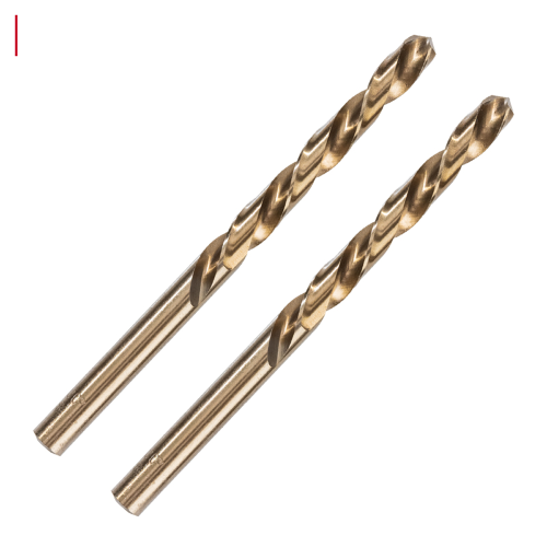 Сверло по металлу Deli RS EDH-MHZ010-E2, 1.0 мм, DIN 338, HSCo 5%, 2 шт.