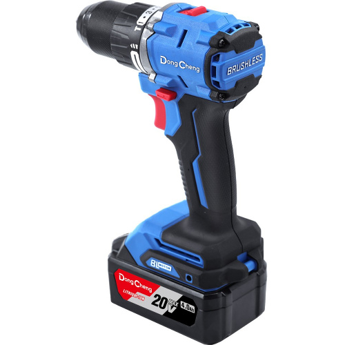 Набор аккумуляторного электроинструмента DongCheng DCKIT28 (TYPE EK), 20 В, 2 АКБ, 4 Ач, З/У 4 А (дрель-шуруповерт DCJZ2060i + гайковерт DCPB358) фото 3
